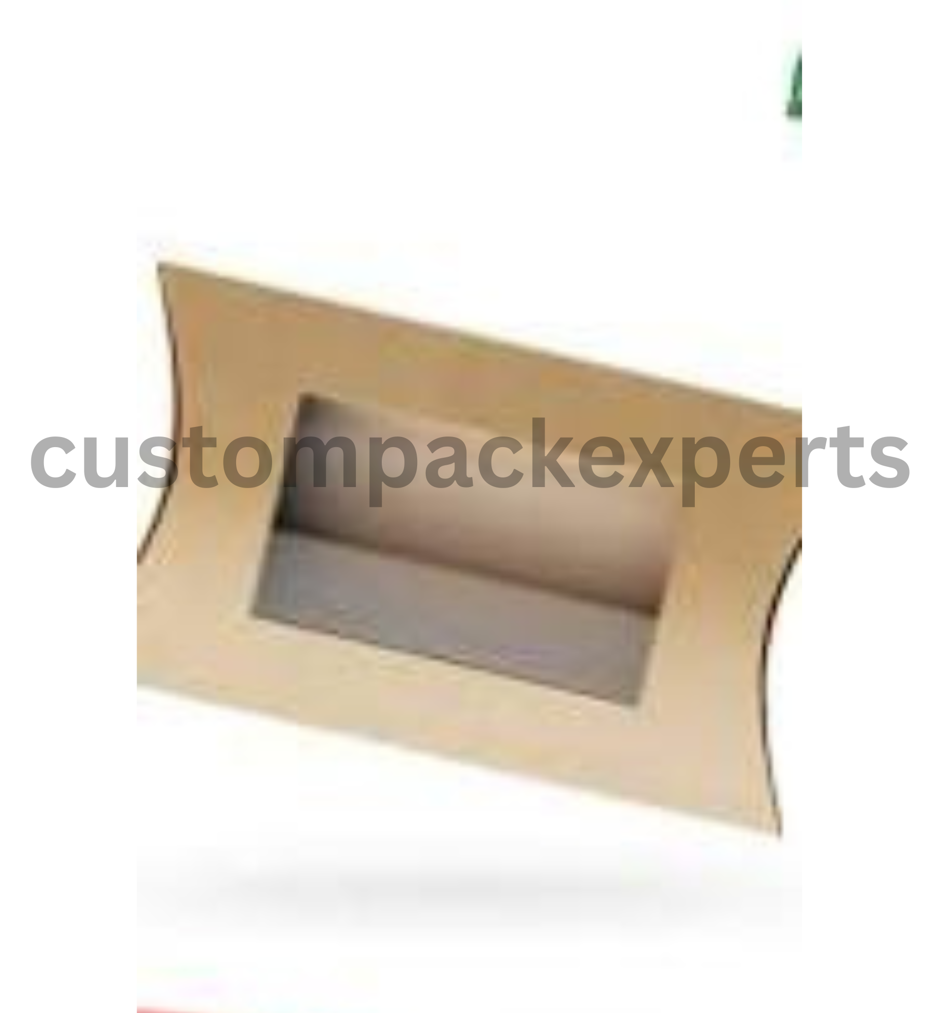 Custom printed pillow box for gift jewelry and retail product packaging