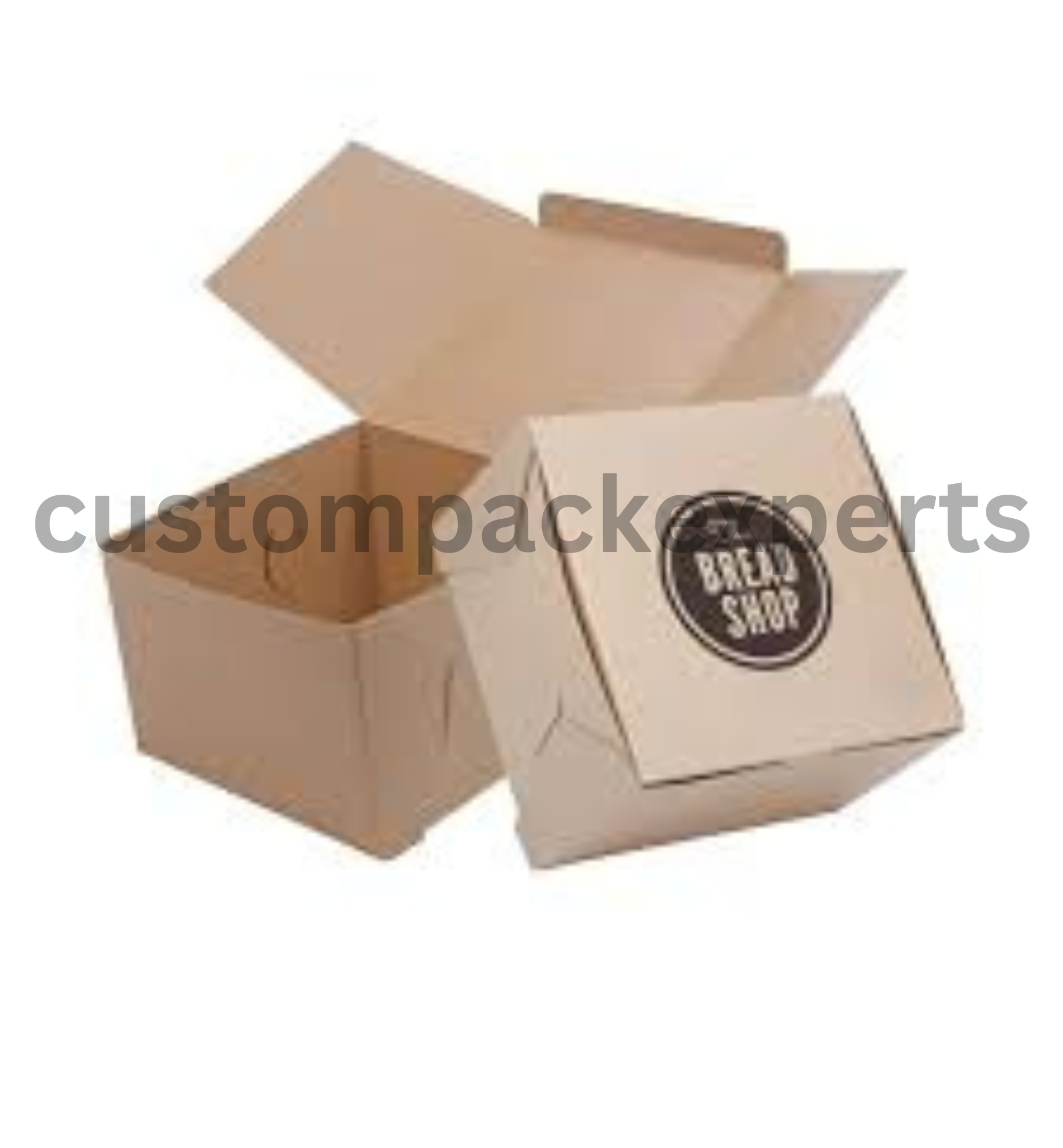 Custom printed food and beverage packaging box for restaurant and retail food product